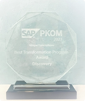  Award SAP "BEST TRANSFORMATION PROGRAM
