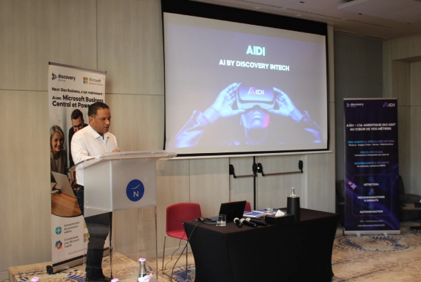 Démo de AIDI, plateforme IA agentique by Discovery