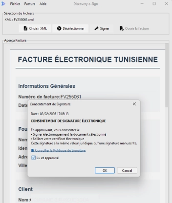 Signature électronique certifiée TunTrust 