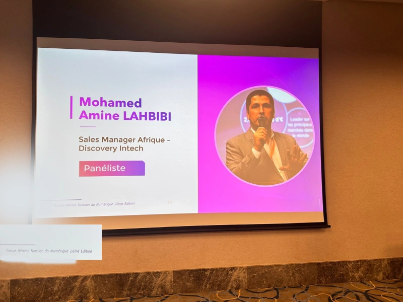 Discovery Intech participe pour la 2ème fois au Forum Bénino-Tunisien du Numérique