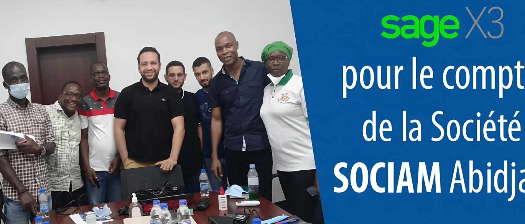 Session de formation Sage X3 pour le compte de notre client Ivoirien SOCIAM