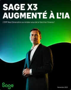 Sage X3 augmenté à l’IA : L’ERP Next Generation au rendez-vous de la fonction finance !